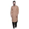 thumbnail image 2 of Atasi Kurta Pathani en Rayonne Imprimée avec Salwar Uni pour Tenue de Fête pour Hommes, 2 of 5
