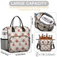 thumbnail image 5 of Pioneer Flower Floral Print Pattern Womens Lunch Box for Work,Insulated Large Lunch Bag,Leakproof Adult Lunch Bag for Work,Beach,Travel,Picnic,Camping, 5 of 6