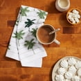 thumbnail image 2 of Hometrends Striped Palm Tree 1-Piece 100% Cotton Kitchen Towel, Multicolor, 16"x26", 2 of 5