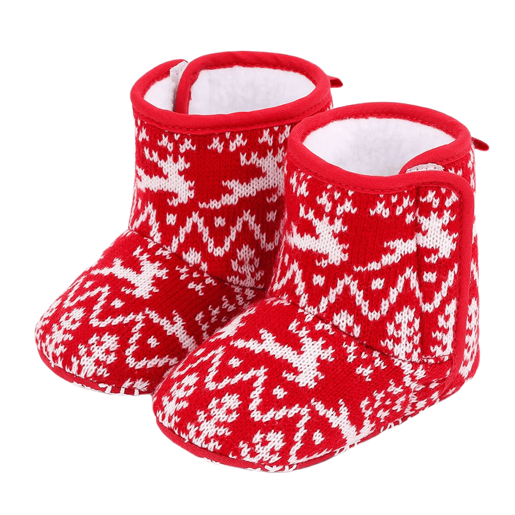 Baby Christmas Boot Warm Slippers Anti-Slip Infant Booties - Walmart.com