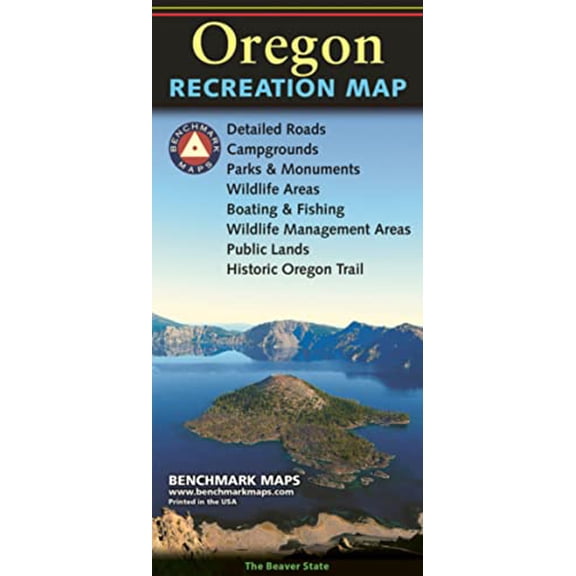 Pre-Owned Oregon Recreation Map (Benchmark Maps: Oregon) Paperback