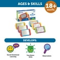 thumbnail image 5 of Learning Resources All About Me 2 in 1 Mirrors - 6 Pieces, Toddler Social Emotional Learning Toy, Ages 18+ Months, 5 of 6
