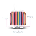 thumbnail image 2 of Altavoz portátil inalámbrico Bluetooth Packed Party - Stripe It Rich, 2 of 8