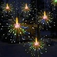 thumbnail image 2 of 1 Pack Firework Lights, 200 LED Starburst Lights, Outdoor Garden Lighting,Christmas String Lights Waterproof 8 Modes Battery Powered with Remote Control for Garden, Christmas, Party,Outdoor,Indoor, 2 of 8
