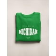 thumbnail image 3 of Michigan State Sports Style Sweatshirt Men -Image by Shutterstock, Male x-Large, 3 of 4