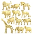 thumbnail image 1 of Juego de juguetes de animales de la selva, 12 piezas de figuras de animales de aprendizaje, juguetes de animales del bosque, modelo de figura de animal elaborado con cuidado, 1 of 8