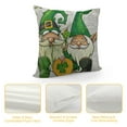 thumbnail image 4 of TIAOTIAOHOU  St Patricks Day Pillow Covers Gnome Shamrock Pillow Covers Clover Irish Pillow Case Spring Decorative for Home Shamrock Lucky Clover St Patricks Decorative, 4 of 5
