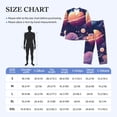 thumbnail image 4 of Fotbe Planet Pastel Galaxy Pijama de Hombre con Estampado de Manga Larga, Conjunto de 2 Piezas, Ropa de Dormir Suave y Cómoda con Bolsillos-XX-Large, 4 of 7