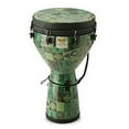 thumbnail image 2 of DJEMBE 25"X14" GREEN KINTE, 2 of 2