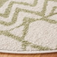 thumbnail image 3 of SAFAVIEH Tulum Glen Oriental Area Rug, Ivory/Sage, 6'7" x 6'7" Round, 3 of 8