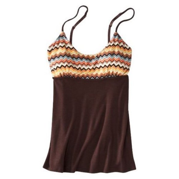MISSONI for TARGET Camisole TOP Brown ZIGZAG Iconic SLEEPWEAR