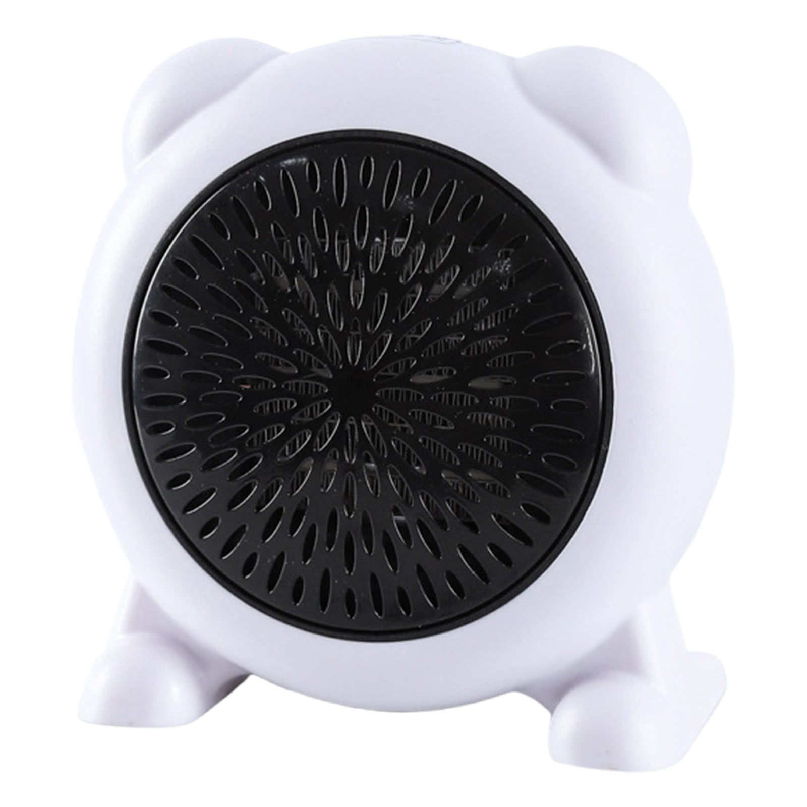 Desktop Small Room Heater with Fan, Rechargeable Heater with Fast Heating, Portable 500W Electric Warmer, Air Warm & Cool Dual-Function, Suitable for Offices Dormitories and Home Workspaces (White)