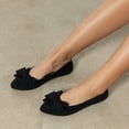 thumbnail image 2 of DREAM PAIRS Women’s Bowknot Flats, Comfortable Pointed Toe Ballet Shoes for Casual & Work, 2 of 9