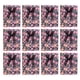 thumbnail image 2 of Caja de joyería de papel de cartón Zulema con lazo de cinta 12 piezas color negro, 2 of 8