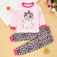 thumbnail image 2 of HCNTES Baby Girl Winter Clothes Toddler Child Girls Outfit Sets, Casual Warm Cute Print Fall Winter Sweatshirts and Pants for Girls, 2 of 4