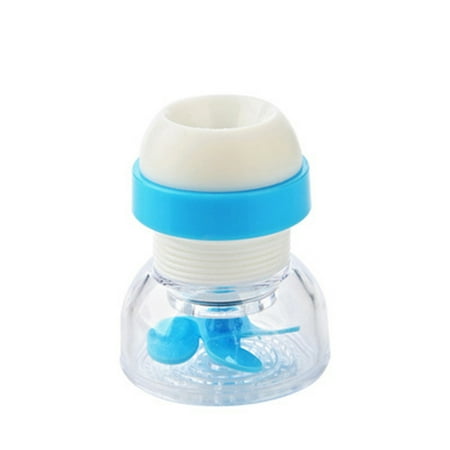 

Water Faucet Sprinkler Splash-proof Tap Water Filter Tip Water Spray Kitchen Filter (Blue)