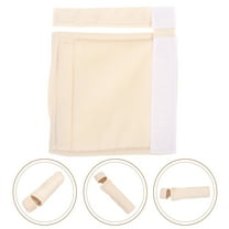 IBASETOY Door Handle Safety Cover Oval Cloth Beige 1Set for Elderly Outdoor Use