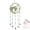 Green, variant on Tree of Life Crystal Wind Chime – Handmade Heart Crystal Sun Catcher & Home Decor, Windows Haning Decor Indoor Outdoor Garden Room Decoration, Green