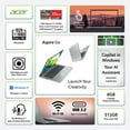 thumbnail image 2 of Acer Aspira a Ir 15.6" Laptop FHD IPS con Pantalla Táctil, AMD Ryzen 5-7520U, 8GB RAM, 512GB SSD, Plata Pura, Nuevo, 2 of 11