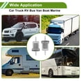 thumbnail image 2 of Unique Bargains Fuel Filter Hose Clip Pipe Kit Oil Fuel Filter Hose Set with Clips and Rubber Hose for Car Truck Van RV Bus Boat, 2 of 6