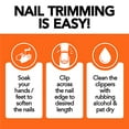 thumbnail image 6 of Kohm CP-120L 5mm Heavy Duty, Wide Jaw Clippers for Thick or Tough Fingernails, Large Toenails for Men, Seniors, Adults, 6 of 9