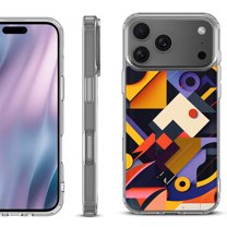 For iPhone 17 Pro Max Protective Shockproof Phone Case, by OneToughShield - Abstract Art