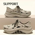 thumbnail image 3 of Sports beach shoes, men's thick soled perforated shoes, breathable, anti slip, water wading, quick drying, height increasing outdoor shoes, 3 of 5