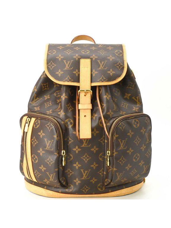 Pre-Owned LOUIS VUITTON Monogram Sac à Bosphore Backpack, Canvas and Leather, Brown, M40107