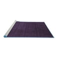 thumbnail image 2 of Ahgly Company Machine Washable Indoor Rectangle Abstract Blue Contemporary Area Rugs, 5' x 7', 2 of 4