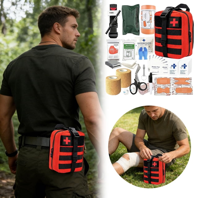 Klonfd Gear With Function For Outdoor Adventure Camping Hiking Emergency Preparedness(3ML)