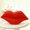 Red, variant on Matoen12 3D Lips Throw Pillow, 20"x10"x4" Lips Shaped Decorative Pillow for Bedroom Living Room, Soft Plush Pillow Insert Included, Red