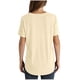 thumbnail image 3 of Fiudx Ofertas Flash Del Día Solo En Línea Camiseta Informal de Manga Corta con Cuello En V Liso a La Moda para Mujer, 3 of 6