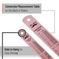thumbnail image 2 of Mr. Pen- Steel Rulers, 2 Pack, 6" and 12", Rose Gold, 6 Inch Ruler Metal Rulers, Small Metal Ruler 6 Inch Metal Ruler Thin Flat, Stainless Steel Ruler 12 Inch, Centimeter Ruler, Steel Ruler 12 Inch, 2 of 4