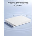 thumbnail image 6 of 10-Inch Queen Size Cooling Gel Memory Foam Mattress with Medium Firm Support, Pressure Relief, Bed-in-a-Box, 6 of 6