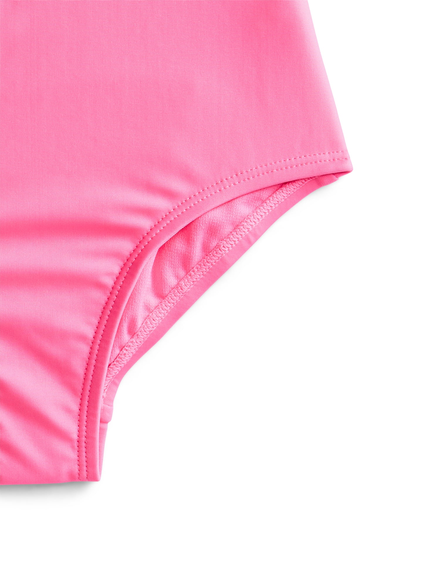 Wonder Nation Girls One Piece Swimsuit with UPF 50+, Sizes 4-18 & Plus