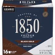 1850 Black Gold, Dark Roast Coffee, K-Cup Pods for Keurig Brewers, 16-Count
