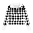 thumbnail image 3 of Bnwani Long Sleeve Toddler Shirt White Hoodless Fleece Printed Tops 9 Years, 3 of 4