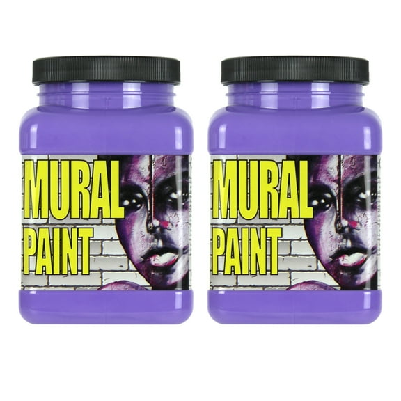 Chroma Mural Paint, Pint, Maquerade (Light Purple), Pack of 2