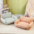 thumbnail image 3 of Cute Dot Dog Mat Soft Cat Sofa Beds Portable Dog House Kennel Warm Dog Beds for Small Medium Dogs Pet Sleeping Cushion ShopWise Round, 3 of 10