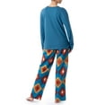 thumbnail image 2 of Wrangler Women's & Women's Plus Long Sleeve Top and Flannel Pajama Bottom, 2-Piece Set, 2 of 12