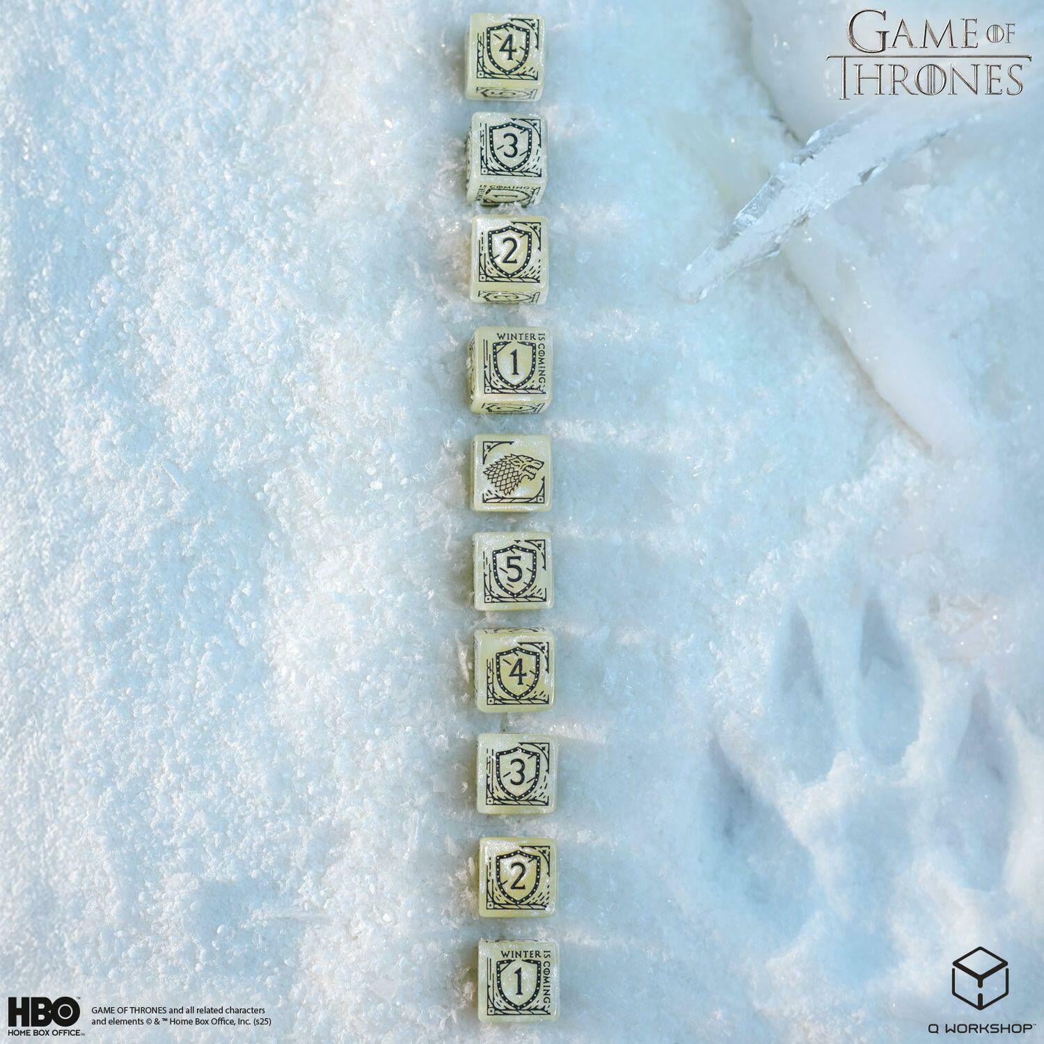 Game of Thrones D6 Dice Set: Stark