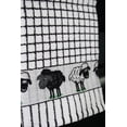 thumbnail image 3 of Poli-Dri Cotton Tea Towel Kitchen Towel Black Sheep 2-Pack White/Black, 3 of 7