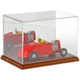thumbnail image 2 of Plymor Clear Acrylic Display Case with Hardwood Base (Mirror Back), 9" W x 6" D x 6" H, 2 of 2