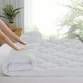 thumbnail image 7 of WQSPRING Twin Mattress Topper 500GSM Extra Thick Cooling for Back Pain 8-21 inch Deep Pocket White, 7 of 7