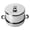 Stainless Steel, variant on Fruit Saver Aluminum Steam Canner with Temperature Indicator VKP1054