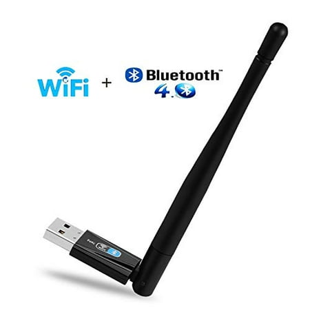 Wireless WiFi Bluetooth Adapter, iFun4U USB WiFi Network Adapter 150Mbps & Bluetooth Dongle Receiver for