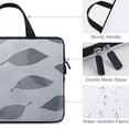 thumbnail image 3 of WERPE Leaves Pattern Diving Fabric Computer Protective Handle Case Laptop Sleeve Carrying Bag 12inch, 3 of 5