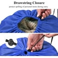 thumbnail image 3 of 3 Pack XXL Drawstring Laundry Bag, 28x40 Inch Machine Washable Hamper Liner for Travel Camping, 2 Black 1 Blue, 3 of 8