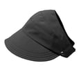 thumbnail image 2 of Sombrero para el sol para mujer, sombrero con visera, sombrero de protección solar, sombrero de playa de verano para ciclismo Negro, 2 of 9
