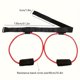 thumbnail image 3 of Hip Resistance Belt For Glute Leg Workout Adjustable Waist Bands With Foot Loops For Strength Training Squats Kickbacks Home Gym Fitness Equipment, 3 of 5